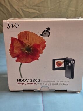 SVP  HDDV -2300 Video Camcorder Handicam Camera Digital 5MP Resolution Zoom Lcd
